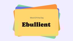 Vocabulary Flashcards – An Education Presentation template