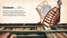 Literature Project Academic Presentation template