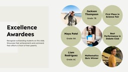 Parents & Teachers Conference Academic Presentation template