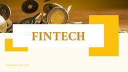Fintech Pitch Deck: Investor & Startup Presentation template