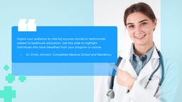 Healthcare Education Presentation template