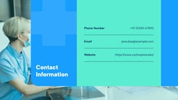 Healthcare Education Presentation template