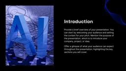 AI App Investor Pitch Deck Presentation template