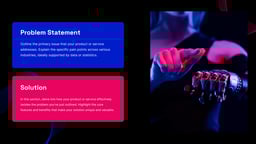 AI App Investor Pitch Deck Presentation template