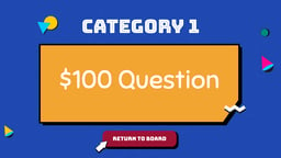 Jeopardy Presentation Templates template