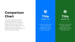 Comparison Chart Presentation template