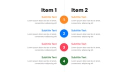 Comparison Chart Presentation template