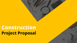 Construction Project Proposal template