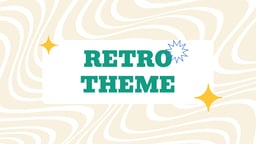 School Yearbook Retro Theme - Education Presentation template