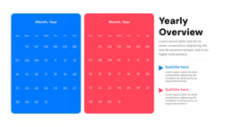 Calendar Presentation Templates template