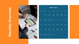 Calendar Presentation Templates template