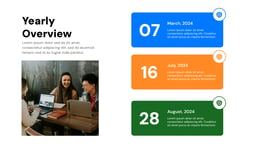 Calendar Presentation Templates template