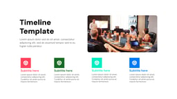 Timeline Presentation template