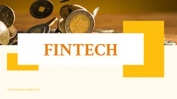 Fintech Pitch Deck: Investor & Startup Presentation template
