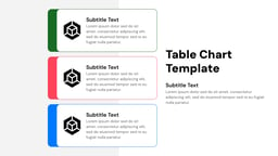 Table Presentation template