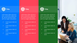 Table Presentation template