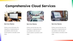 Next-Gen Cloud Services Presentation Deck template