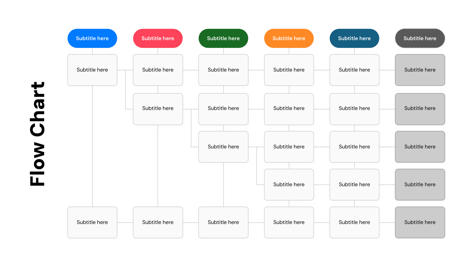 Flow Chart Presentation Templates template