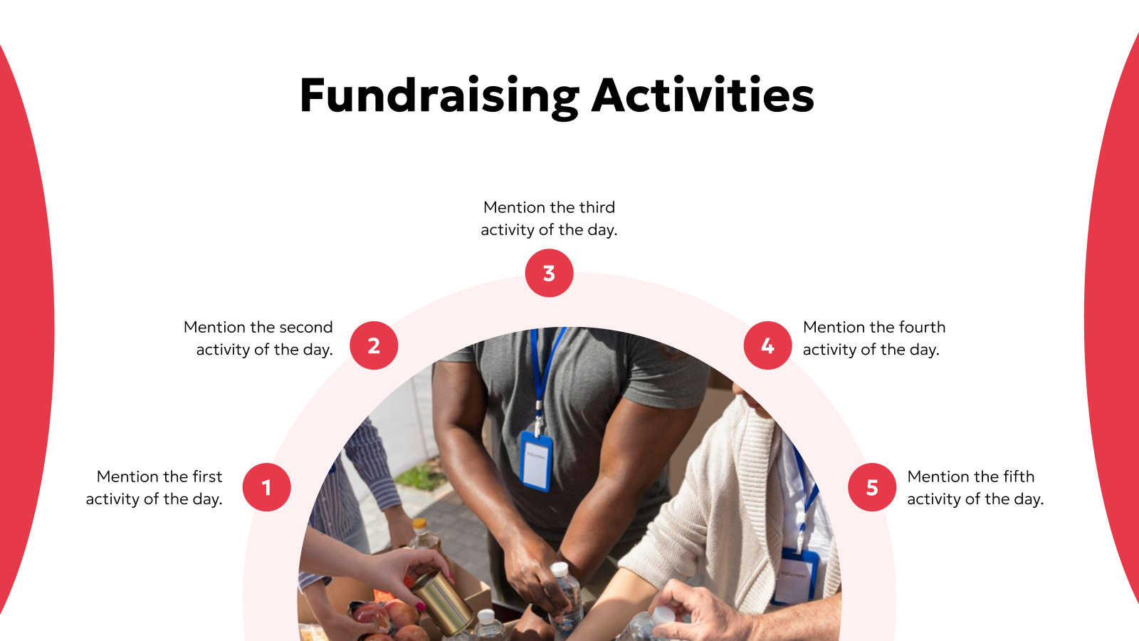 Fundraising Event Pitch Deck template