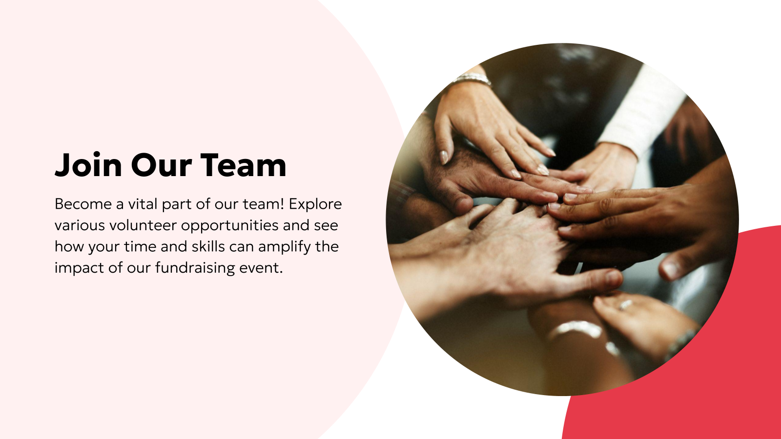 Fundraising Event Pitch Deck template