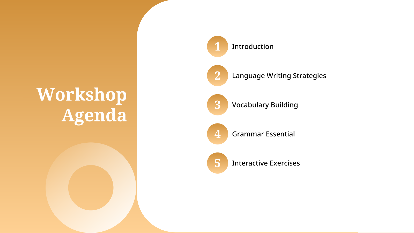 Workshop Awareness template