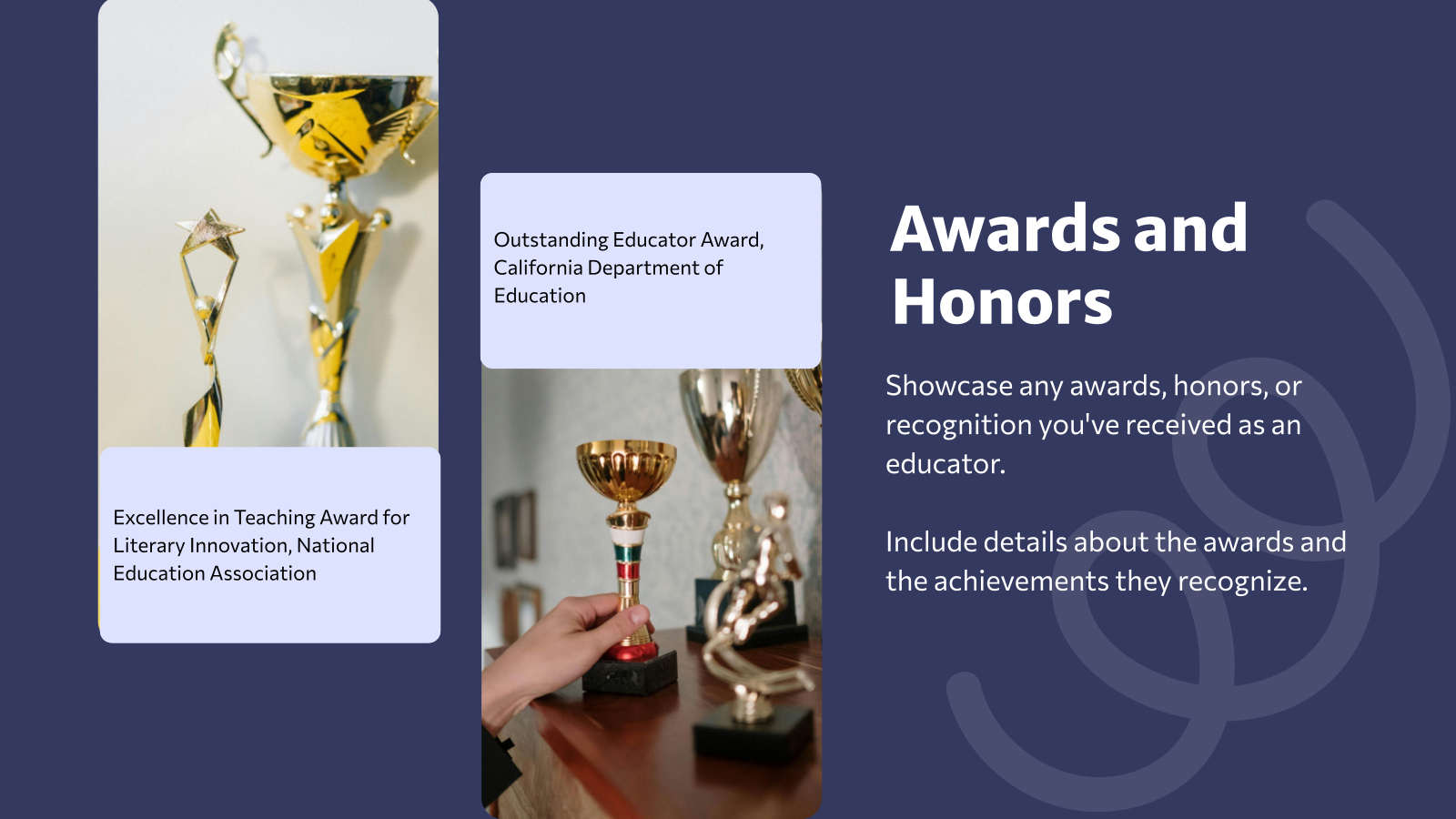 Teacher / Educator Portfolio Presentation template