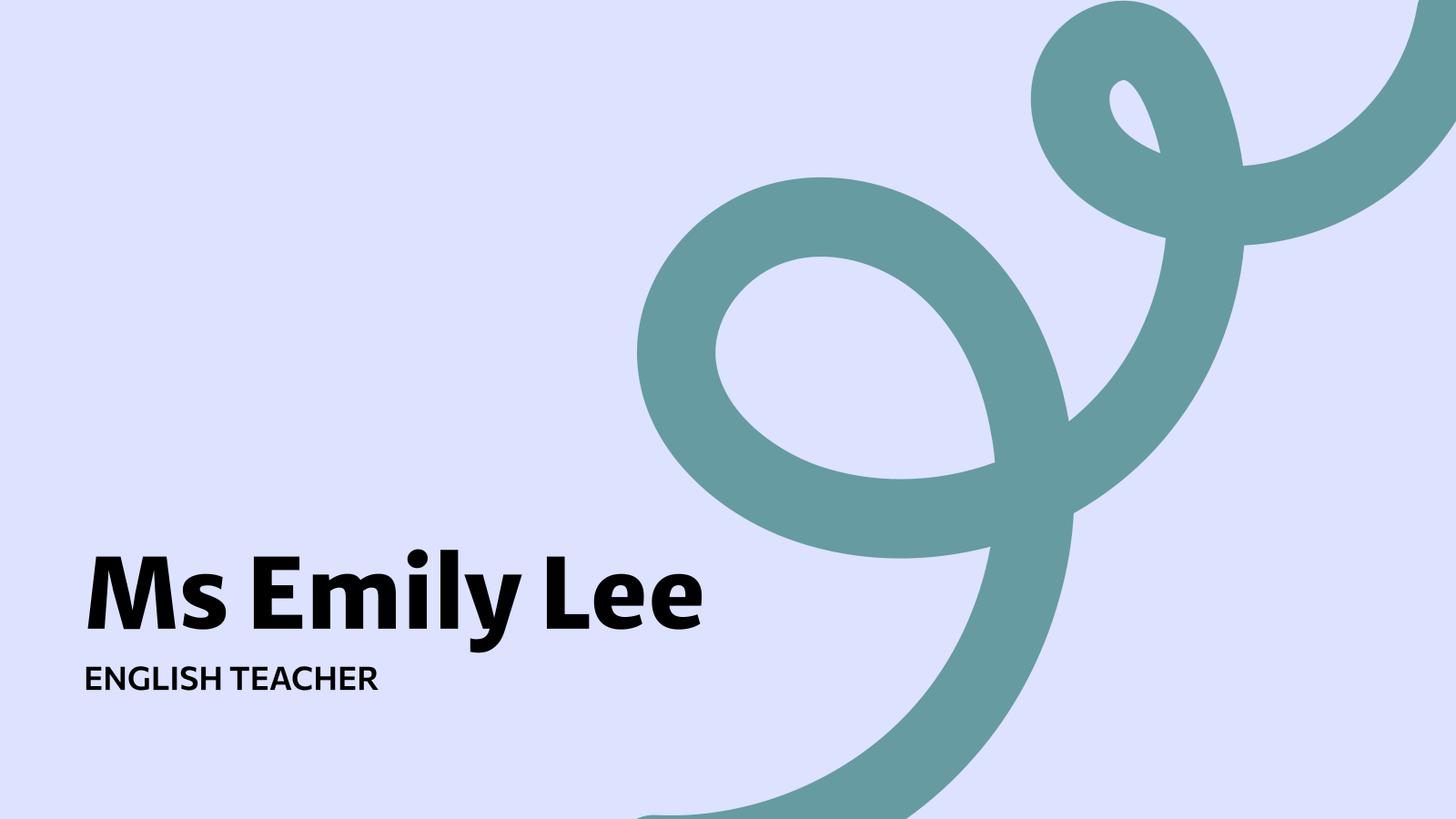 Teacher / Educator Portfolio Presentation Template