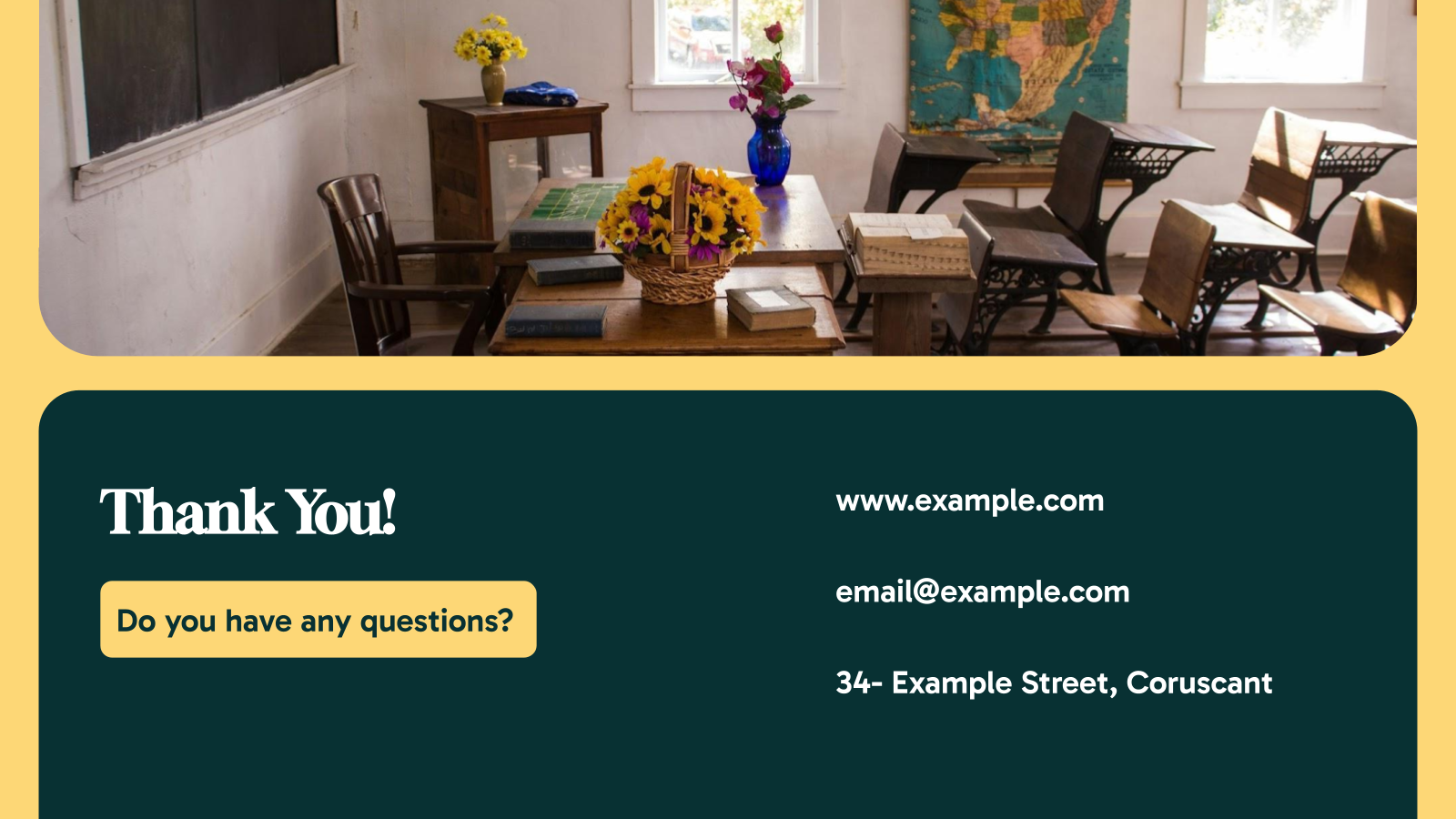 English Grammar Lesson Presentation template