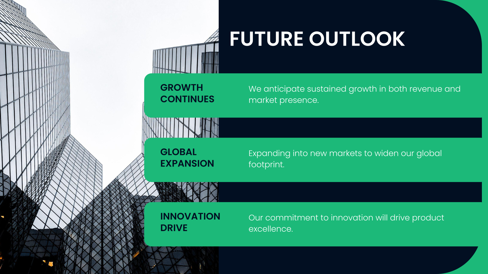 Company Report Presentation template