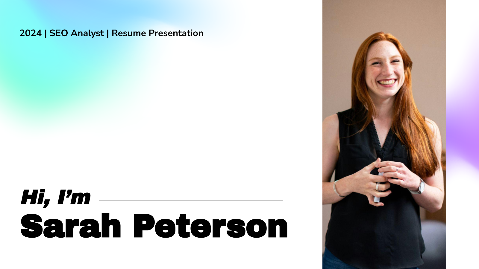 E-Resume – Portfolio Presentation Template