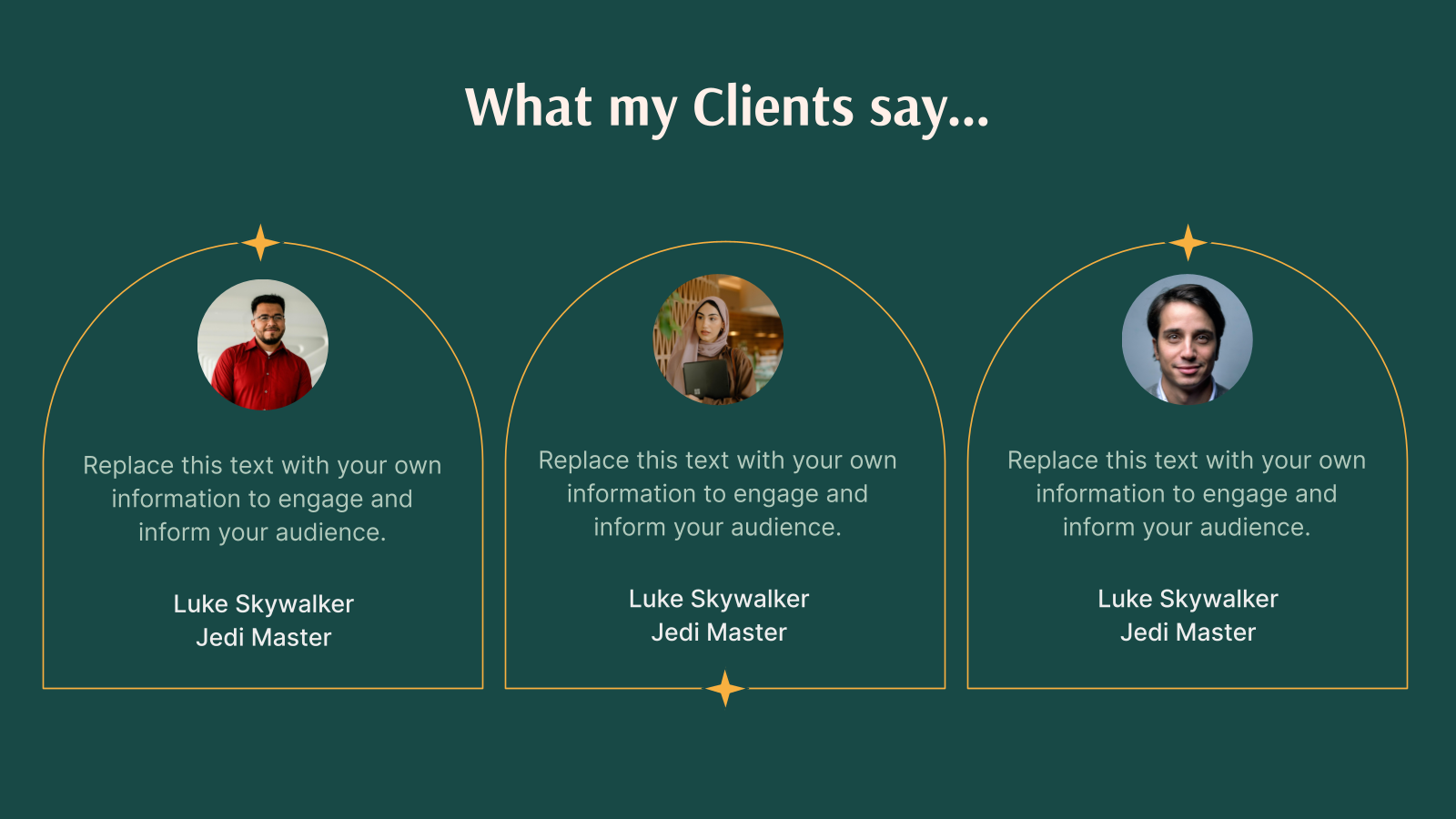 Creative Portfolio Presentation template