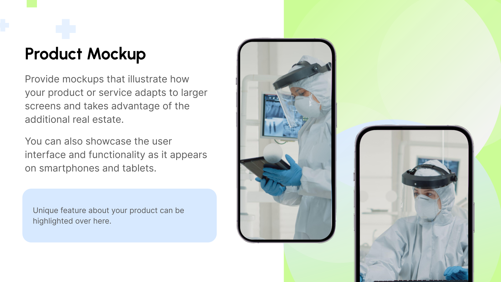 Health Tech Startup Pitch Deck template