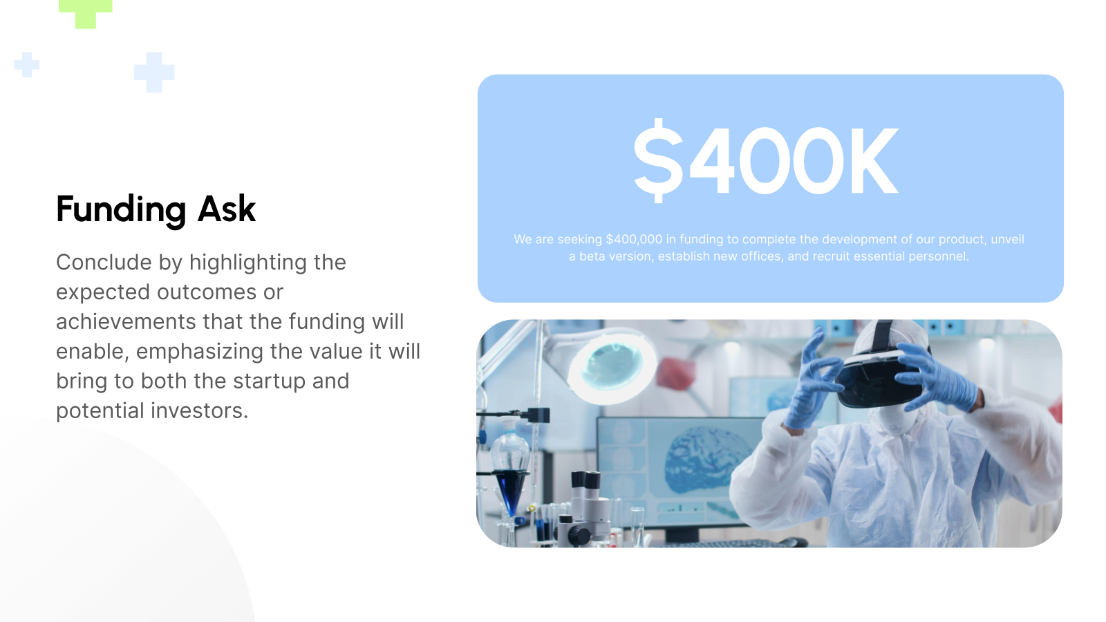 Health Tech Startup Pitch Deck template