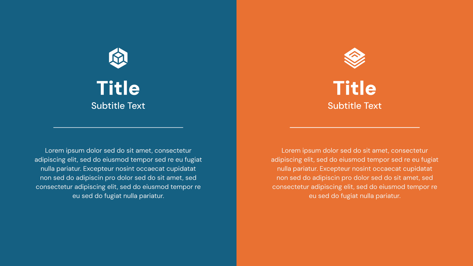 Comparison Chart Presentation template