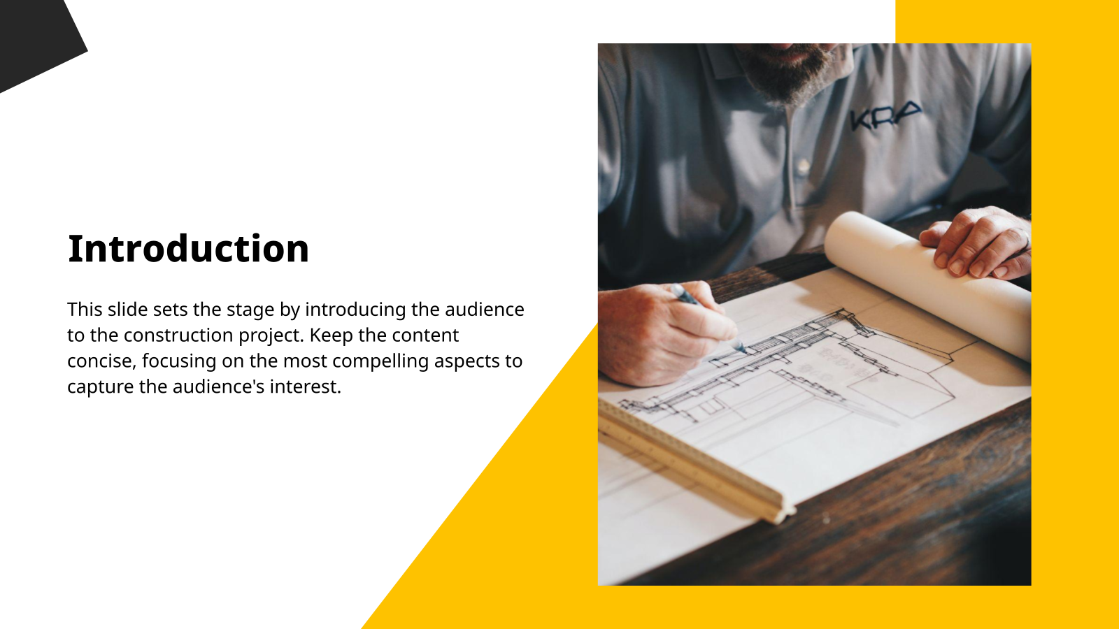 Construction Project Proposal template