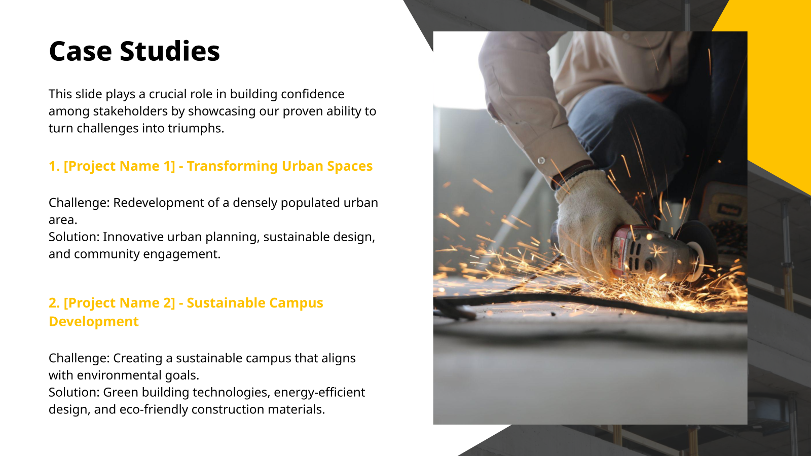 Construction Project Proposal template