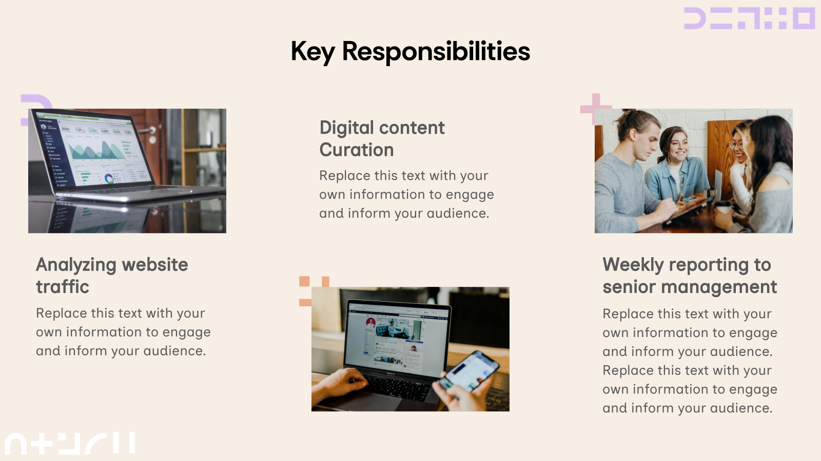 Internship Report: Training and Project Management Presentation template