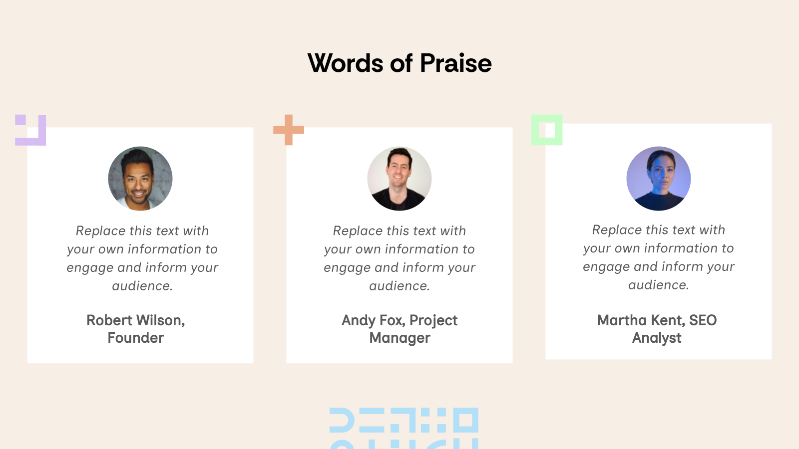 Internship Report: Training and Project Management Presentation template