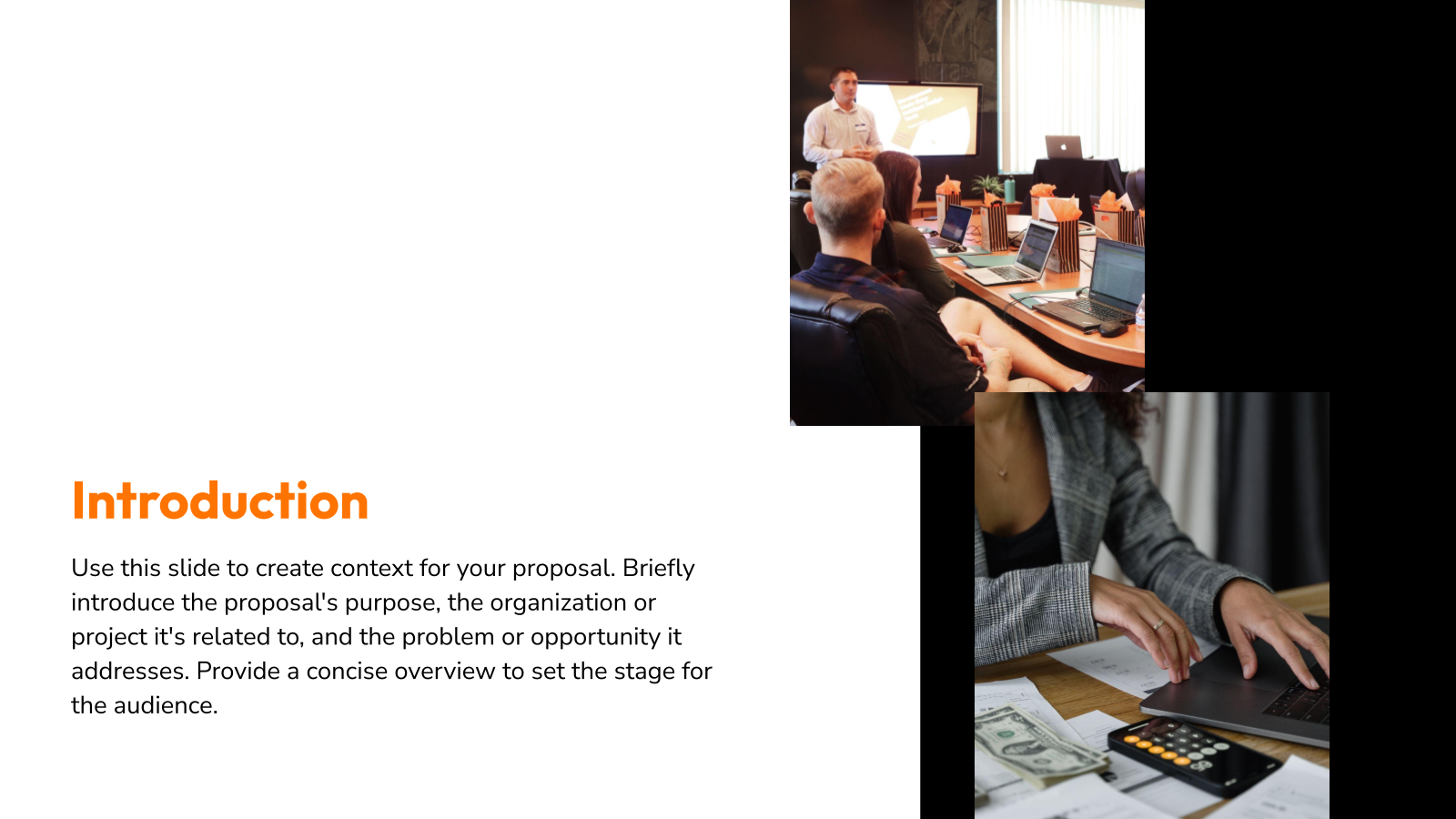 Project Grant Proposal Presentation template