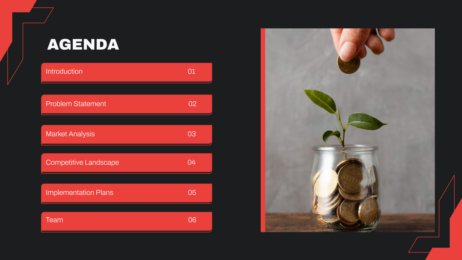 Investment Proposal Presentation template