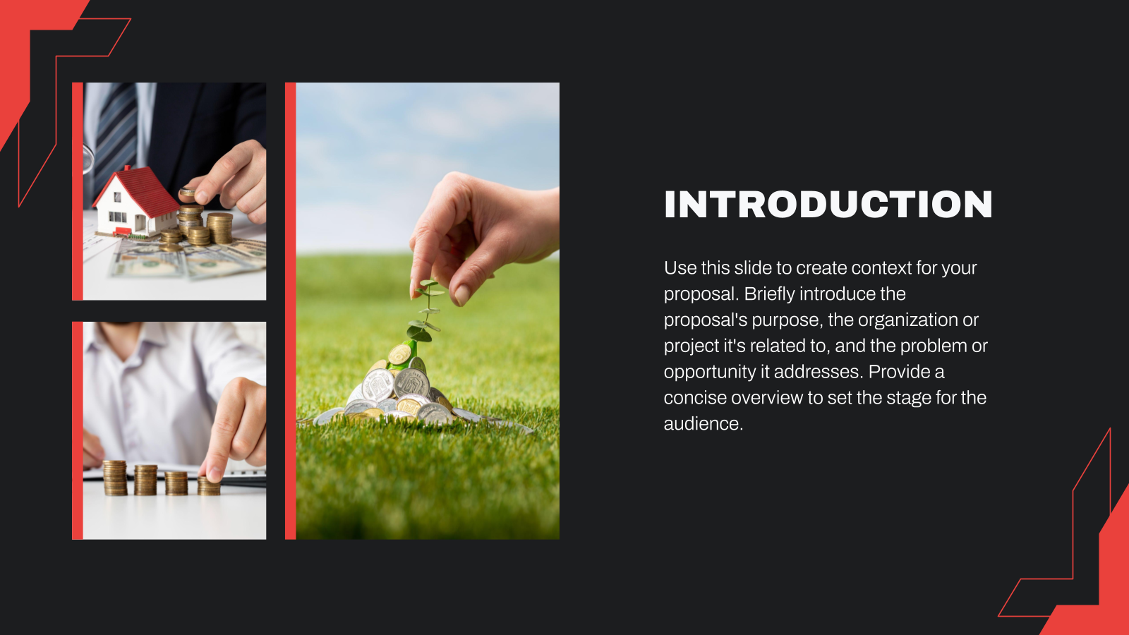 Investment Proposal Presentation template