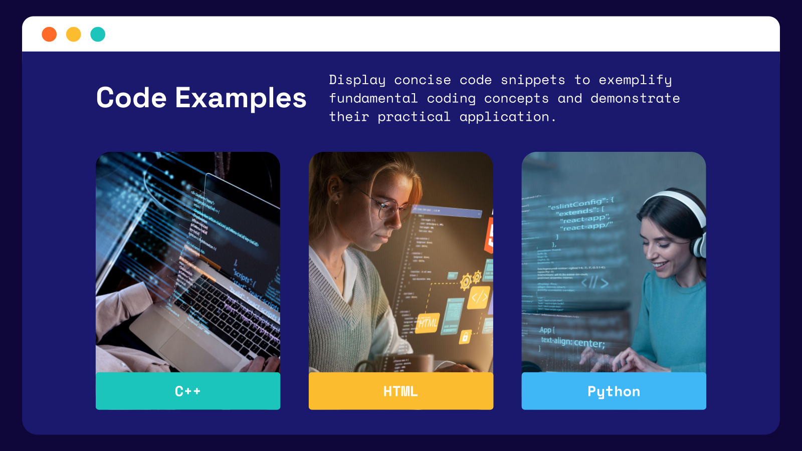 Education – Coding and Computational Thinking Presentation template