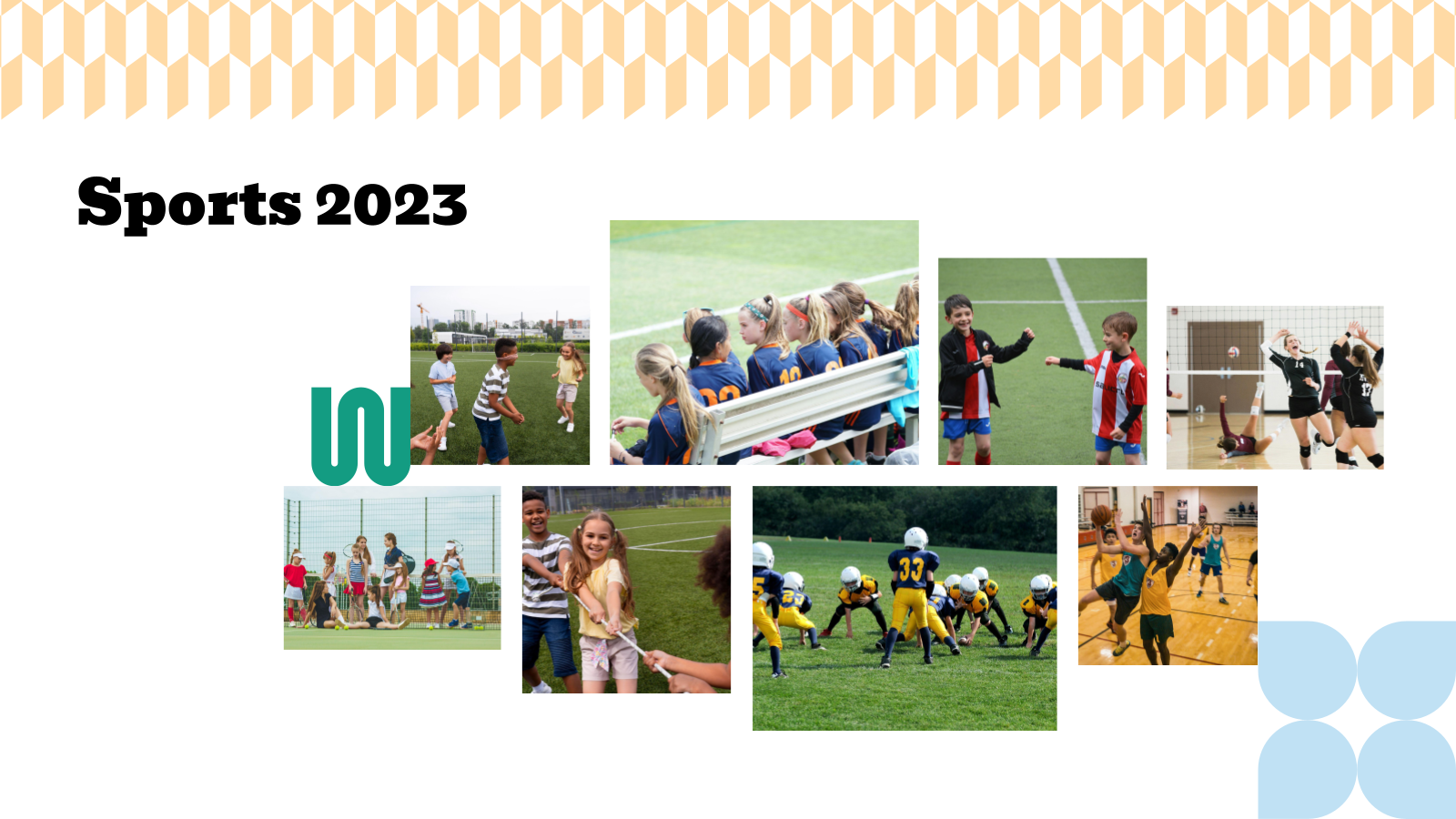 Retro Themed School Yearbook Presentation template