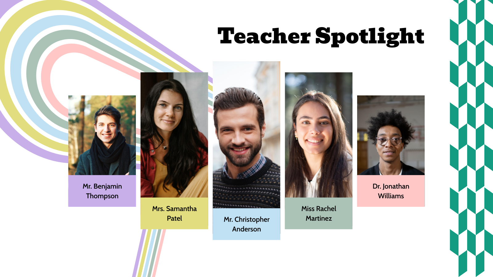 Retro Themed School Yearbook Presentation template