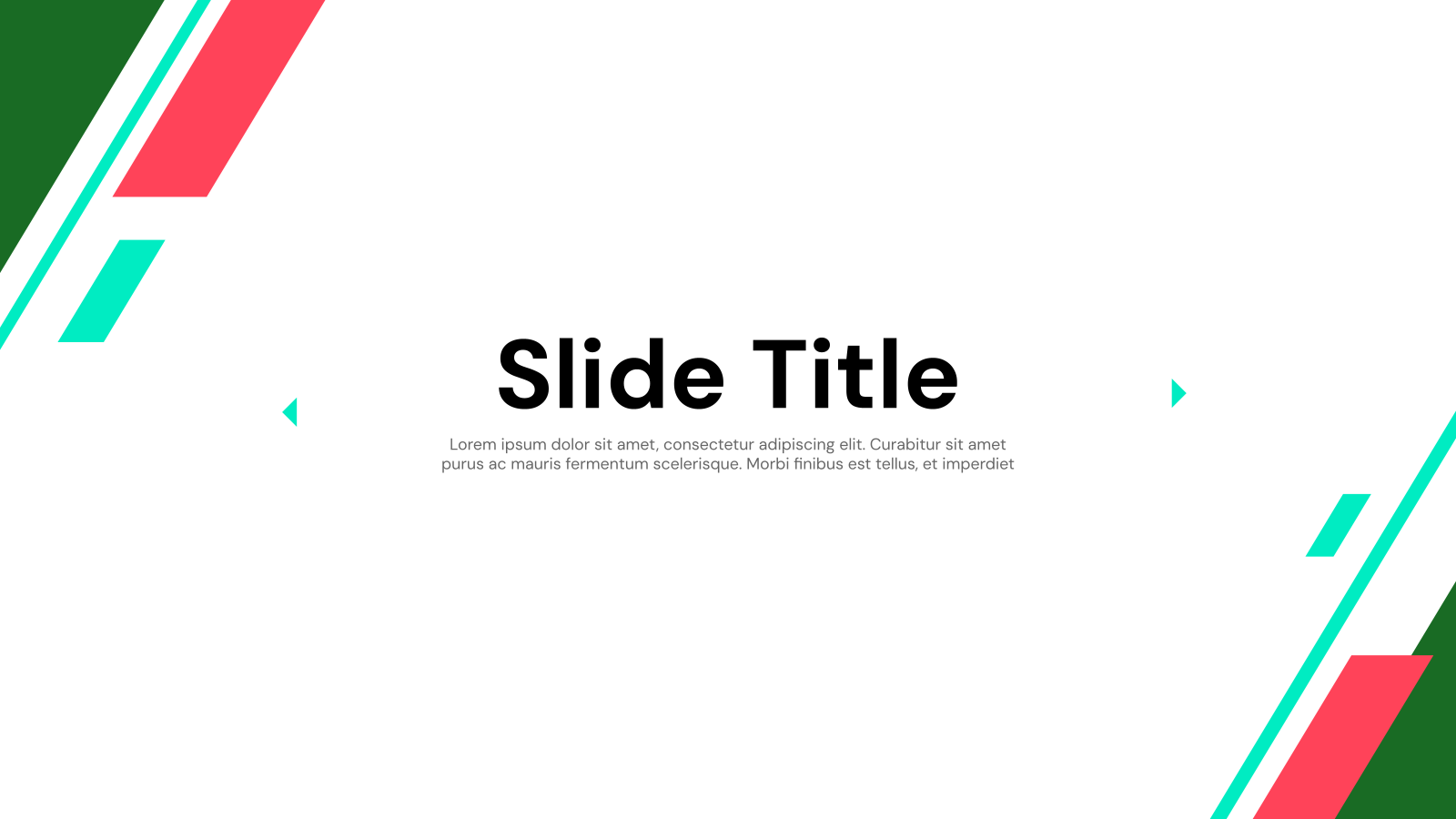 Border Presentation Templates template