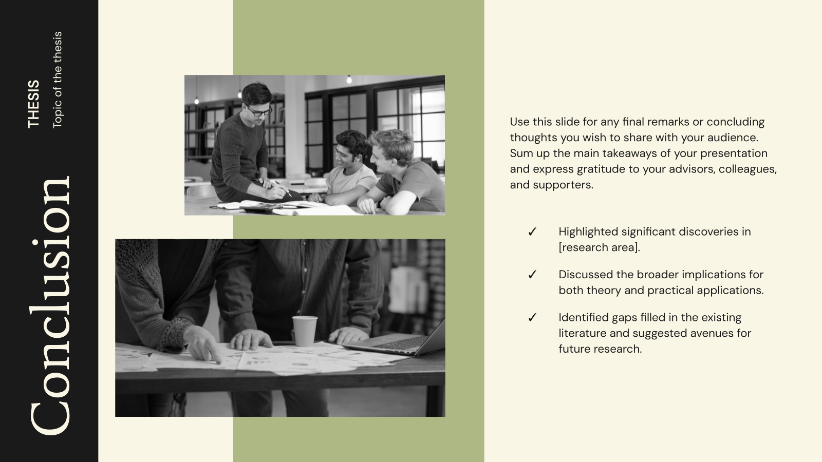Thesis Defense – Education Presentation template