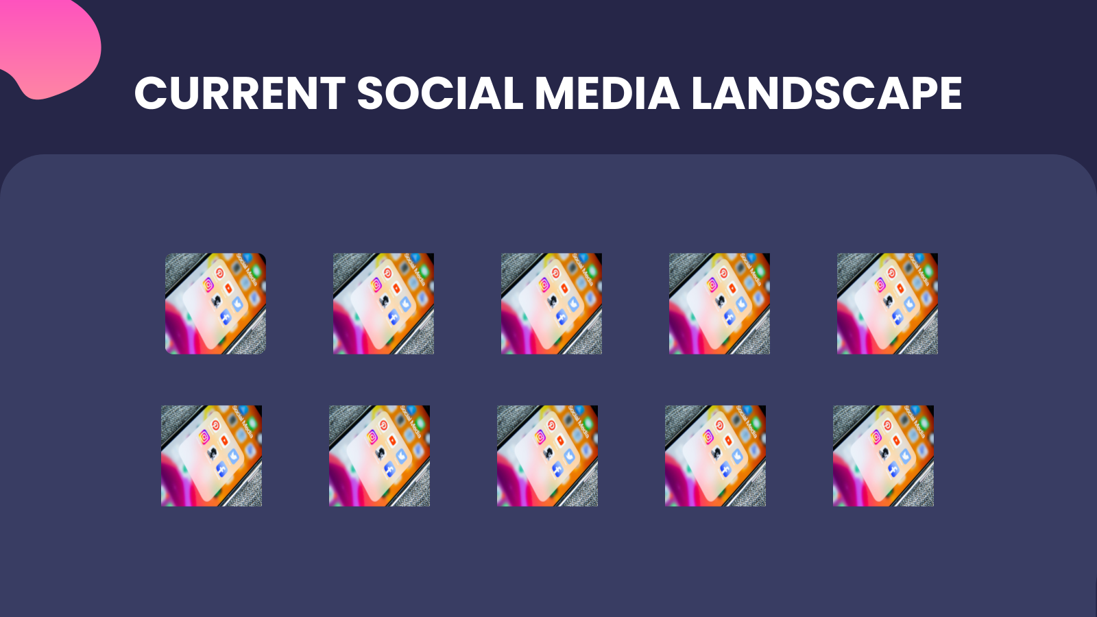 Social Media Strategy Presentation template