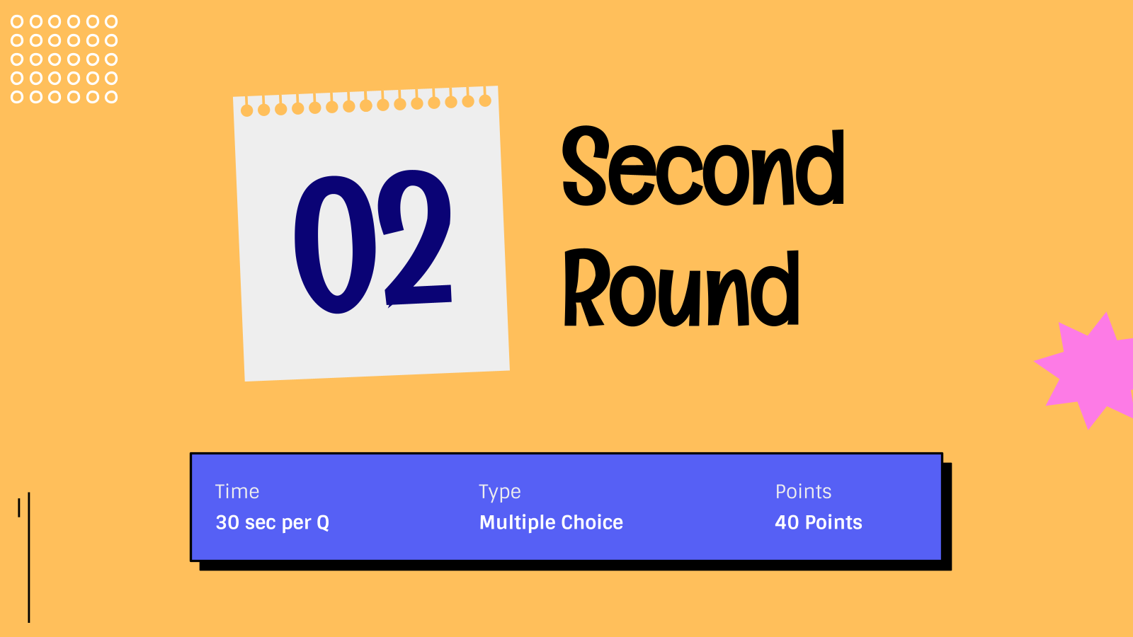Classroom Quiz – Education Presentation template