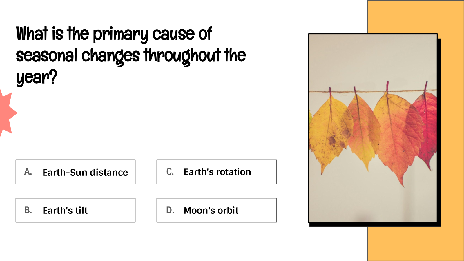 Classroom Quiz – Education Presentation template
