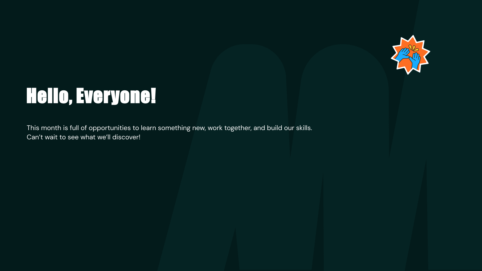 Monthly Lesson Plan template